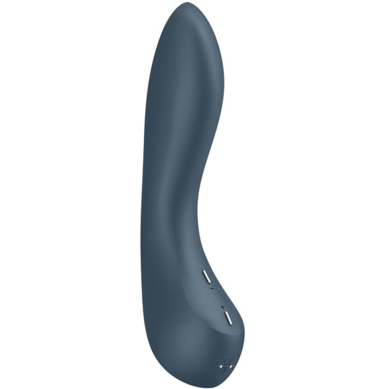 Satisfyer - Vibrateur Programme 12 Vibrations G-Spot Wave 4 Gris Foncé